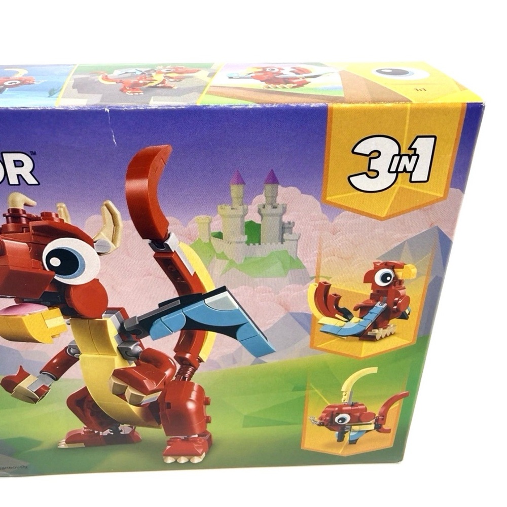 New LEGO Game Toy Kids 31145 Red Dragon 3 in 1 Creator - New in Box - Fantasy - Picture 3 of 8